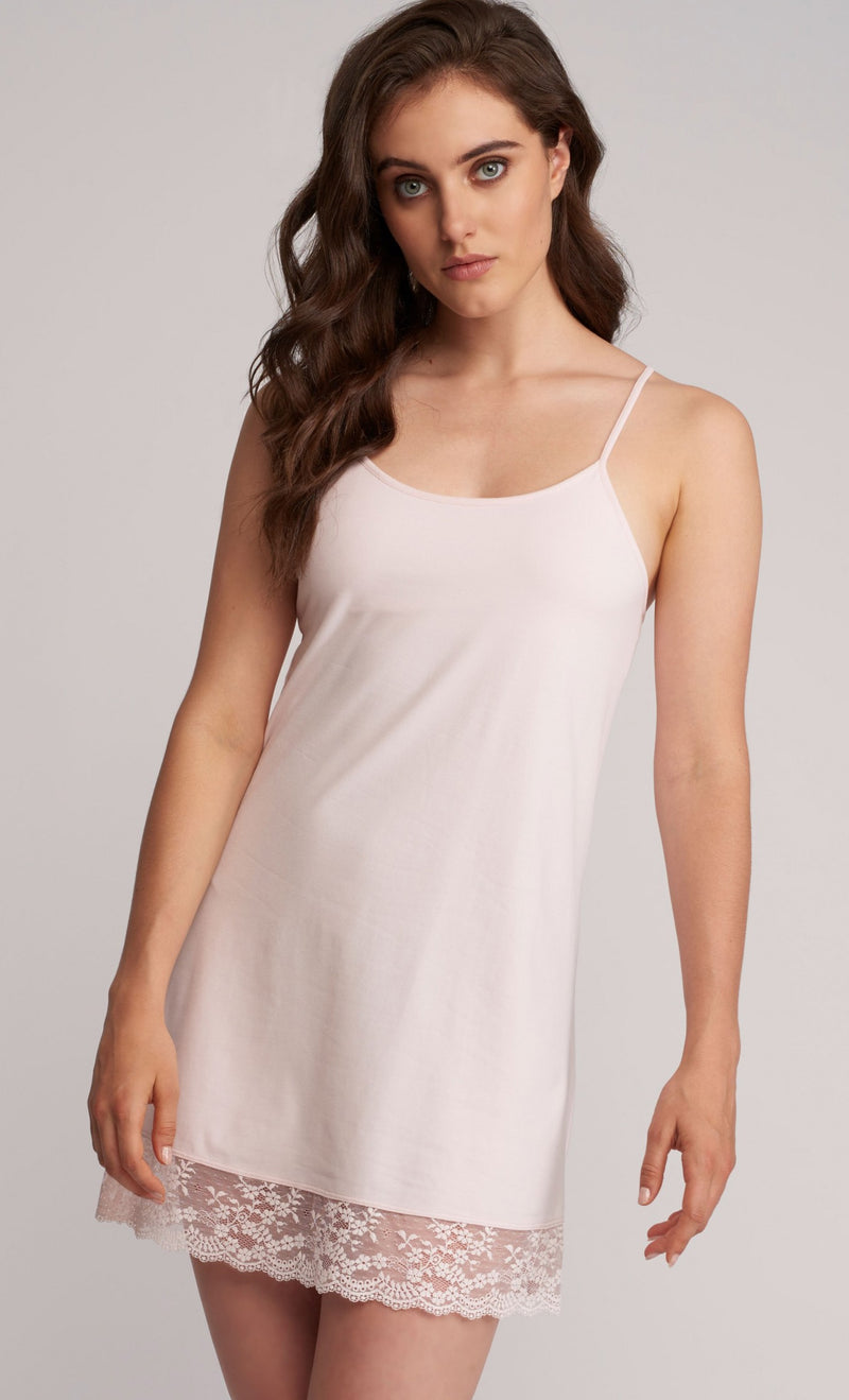The Camilla by Lusomé is a chemise with a flattering fit and feminine details. And with the way it defeats night sweats, you'll always want to wear it.