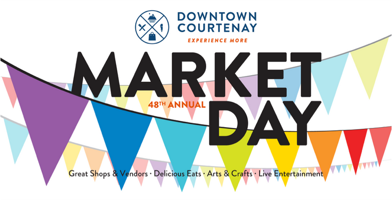 Market Day on 5th Street in Downtown Courtenay, BC is an incredible event and we're taking part. Join us and enjoy our sales, won't you?