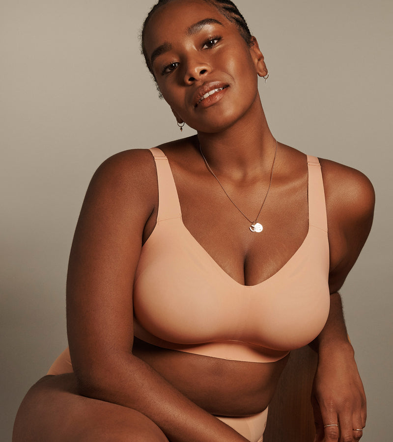 Wireless support for the larger bosom is now available! Check out Evelyn and Boobie's Beyond Bra for the smoothest, most comfortable fit.