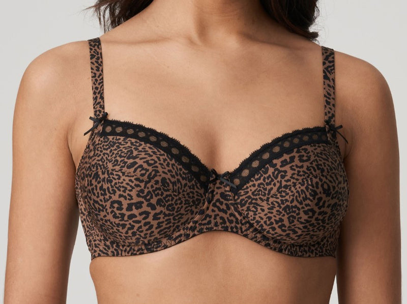 Covent Garden by Prima Donna Twist is a new bra and brief or thong animal print look that is high-fashion by design. Covent Garden also fits like a dream.