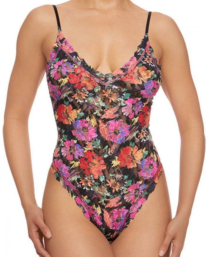 The Hanky Panky Summer Nights design will brighten your Spring today. See the Summer Nights designs by Hanky Panky in the bodysuit and retro thong.