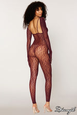 2pc Leopard Bodystocking