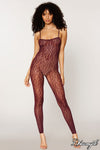 2pc Leopard Bodystocking