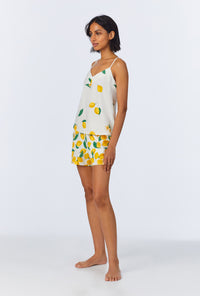 Main Squeeze Border Cami Stretch Jersey Shorty PJ Set