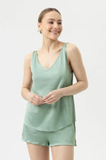 Serie So Elegant Camisole and French Knicker- Eucalyptus Green