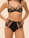 Romance- High Waist Brief- Light Tatoo