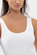 Organic Cotton Ribbed Knit Tank