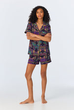 BedHead x Trina Turk Butterfly Short Sleeve Classic Shorty Stretch Jersey PJ