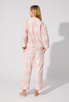 Checking In 3/4 Sleeve Classic Woven Portuguese Flannel PJ with Cropped Pant