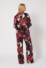 Bed Head X Trina Turk Long Sleeve Washable Silk PJ Set- Fall Flora;