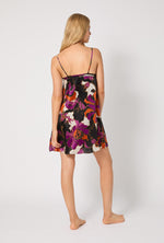 BedHead X Trina Turk Washable Silk Chemise- Fall Floral