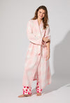 Checking In Classic Woven Cotton Portuguese Flannel Robe De Chambre