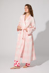 Checking In Classic Woven Cotton Portuguese Flannel Robe De Chambre