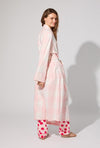 Checking In Classic Woven Cotton Portuguese Flannel Robe De Chambre