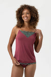 Serie Poetry Vogue Camisole- Beau Bordeaux