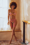 Nude Mesh with Neon Trim 2pc Set