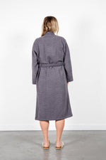 The Arnet- Ribbed Terry Robe- 100% Turkish Cotton