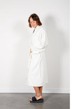 The Arnet- Ribbed Terry Robe- 100% Turkish Cotton