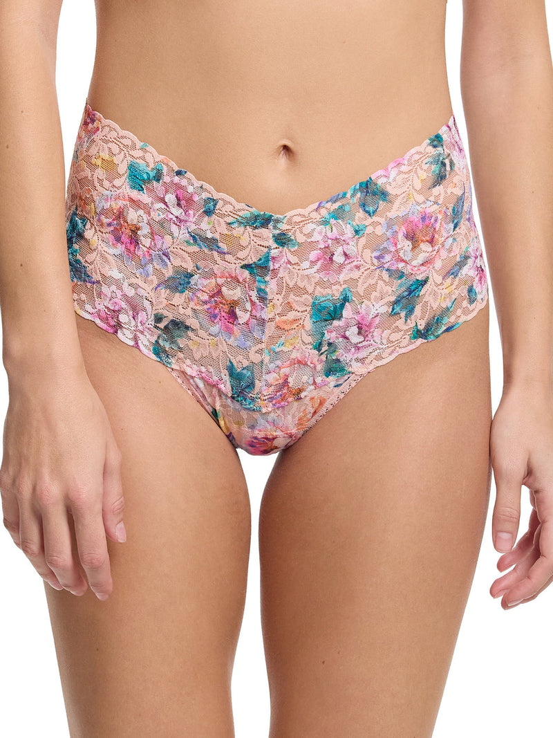 Buy Myself Flowers- Signature Lace Retro Thong