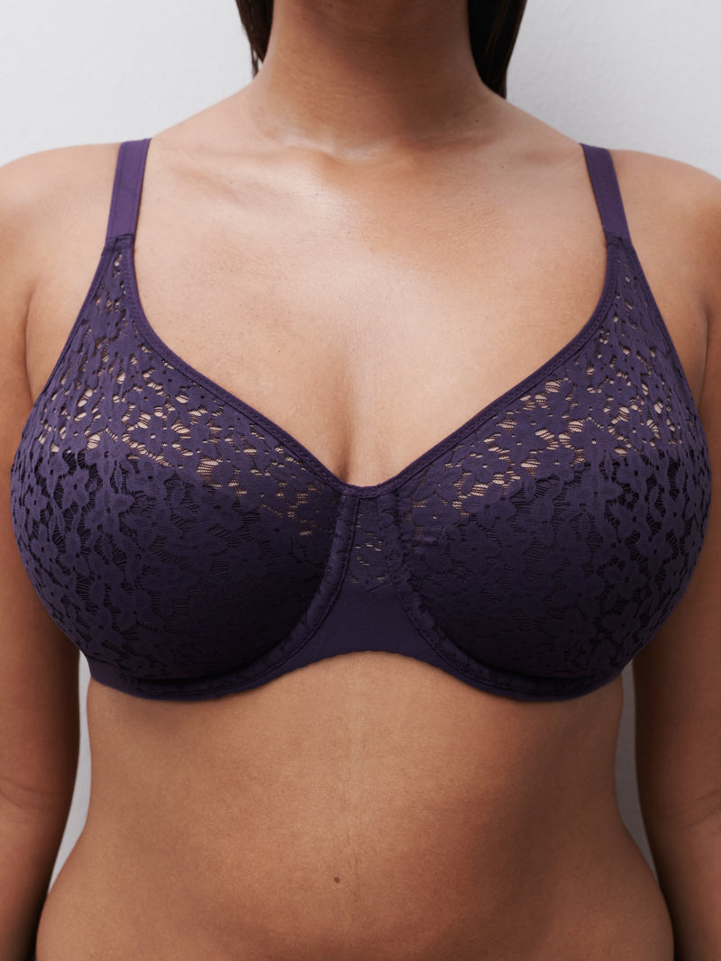 Nora Flex Fit Full Coverage Unlined Bra- Fatal Violet