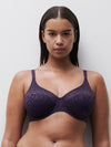 Nora Flex Fit Full Coverage Unlined Bra- Fatal Violet