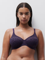 Nora Flex Fit Full Coverage Unlined Bra- Fatal Violet
