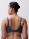Comfort Chic Back Smoothing Memory Bra- Dark Charcoal