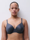 Comfort Chic Back Smoothing Memory Bra- Dark Charcoal
