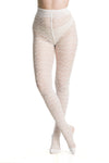 Fog- Openwork Geometric Tights