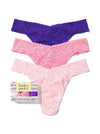 3 Pack Signature Lace Thongs