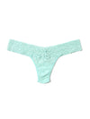 Signature Lace Low Rise Thong- Solid Colours