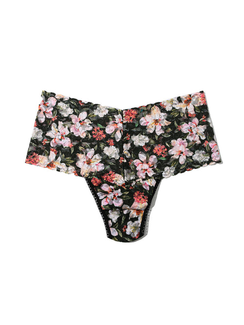 Dark Room Blooms- Signature Lace Retro Thong