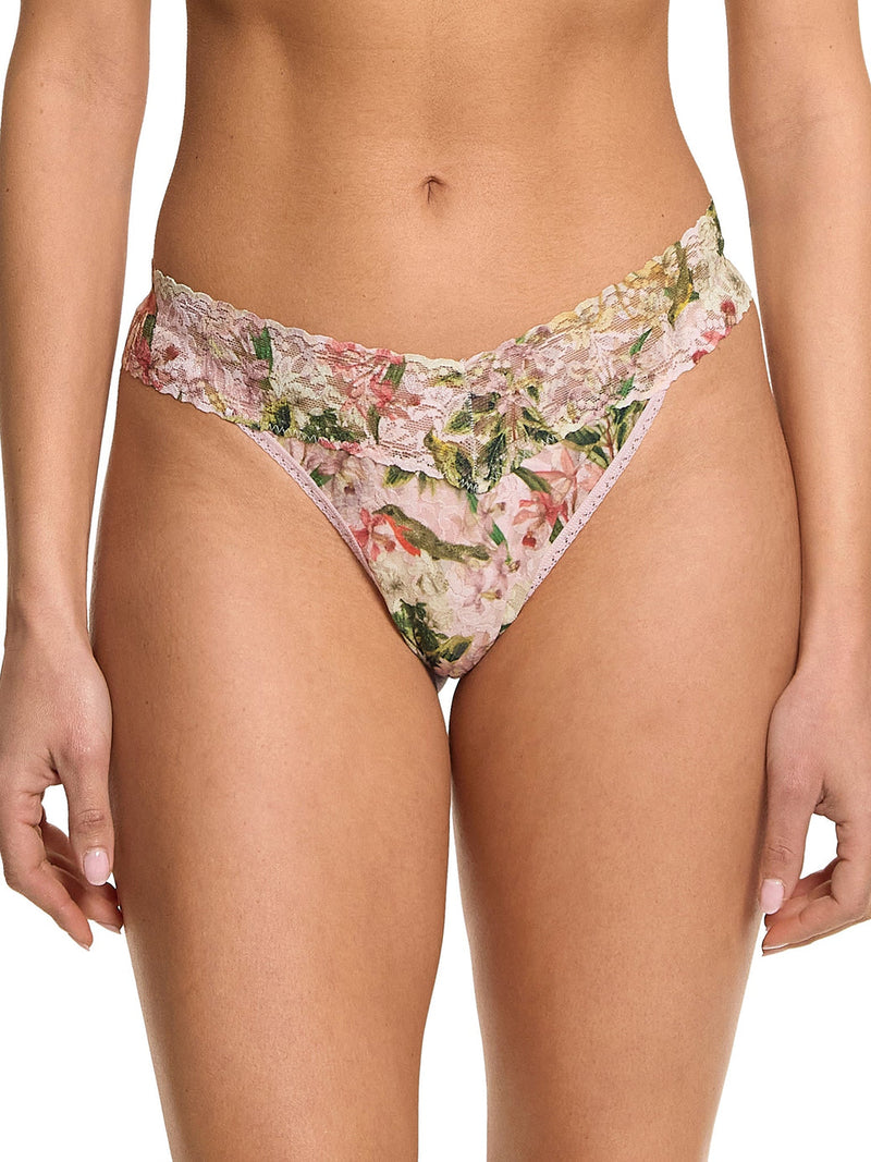 French Garden Signature Lace Low Rise Thong