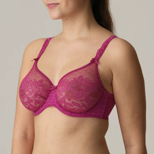 Madison Non  Padded Full Cup Seamless- Fiesta Fuchsia