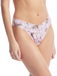 Antique Lily-Signature Lace Low Rise Thong