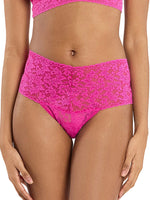 Signature Lace Retro Thong- Marmalade Pink