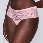 Montera Luxury Thong- Pink Parfait