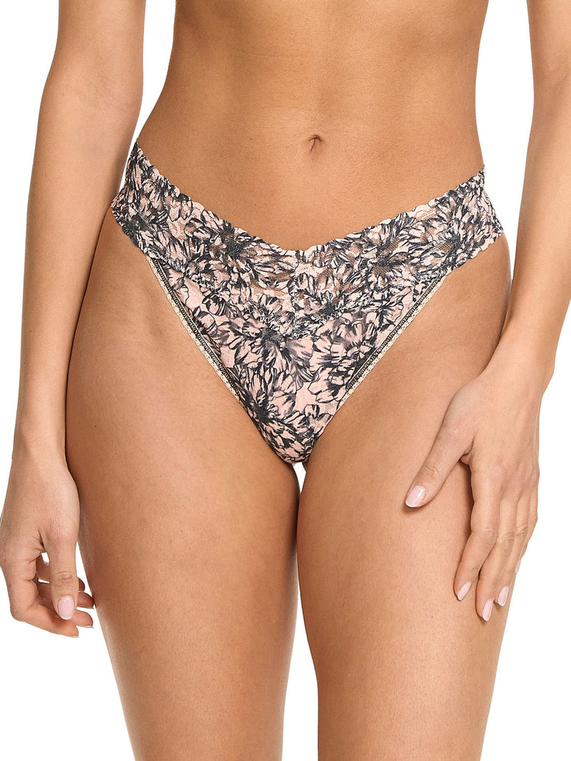 Outline Signature Lace Original Rise Thong