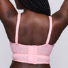 Montera Full Cup Plunge Bralette- Pink Parfait