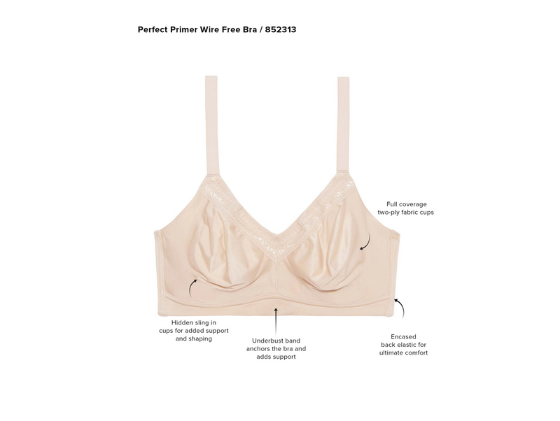 Perfect Primer Wire Free Bra- Sand