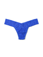 Signature Lace Low Rise Thong- Solid Colours