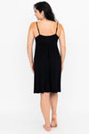 Mina Slip Dress- Black Bamboo
