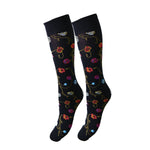 Platino Multicolor Floral Knee High