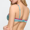 Lizlot Balcony Bra with Vertical Seem- Bali Green