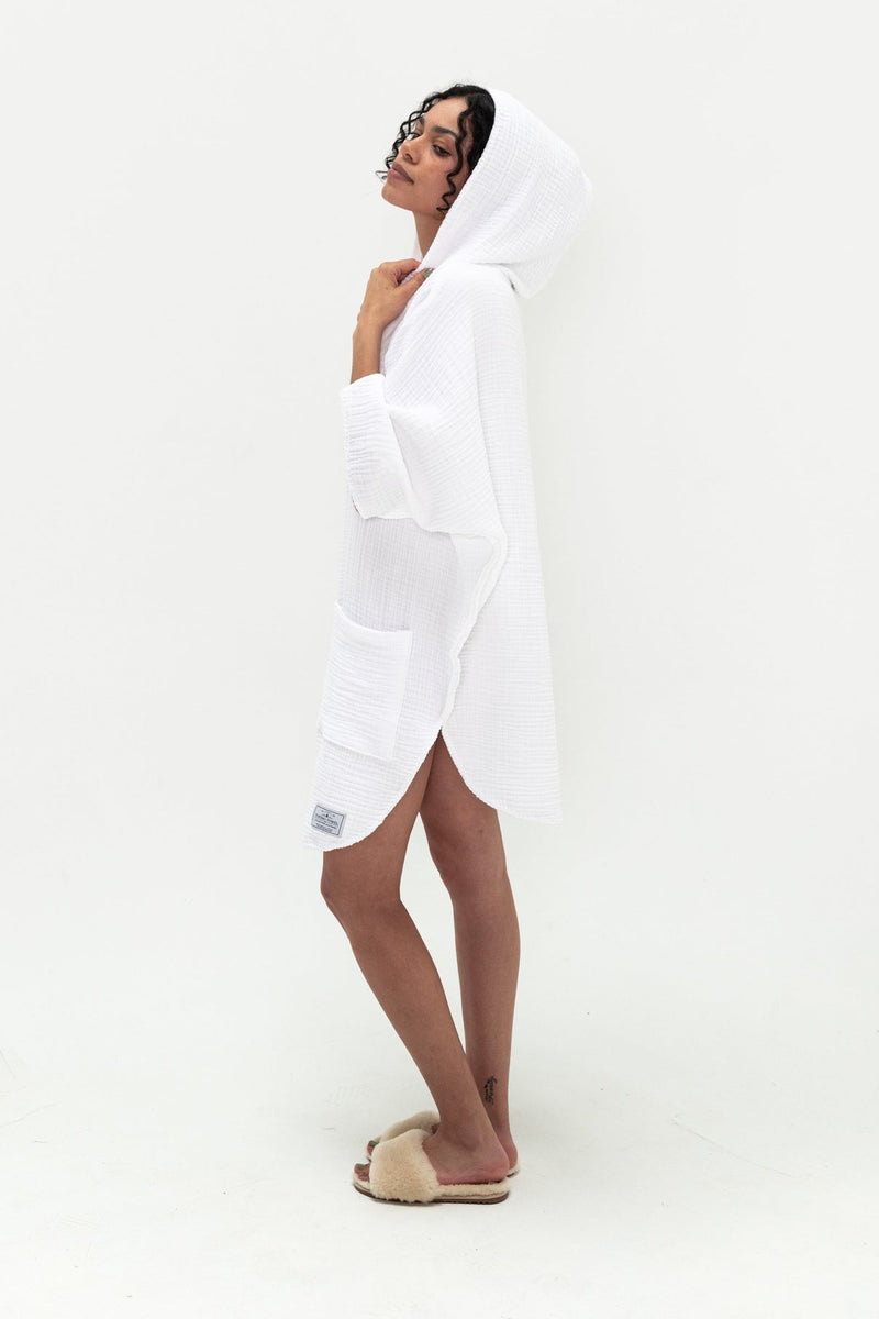 The Cocoon- Women's Muslin Cotton Surf Poncho