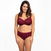 Corin Virginia Full Cup Spacer Bra- Burgundy