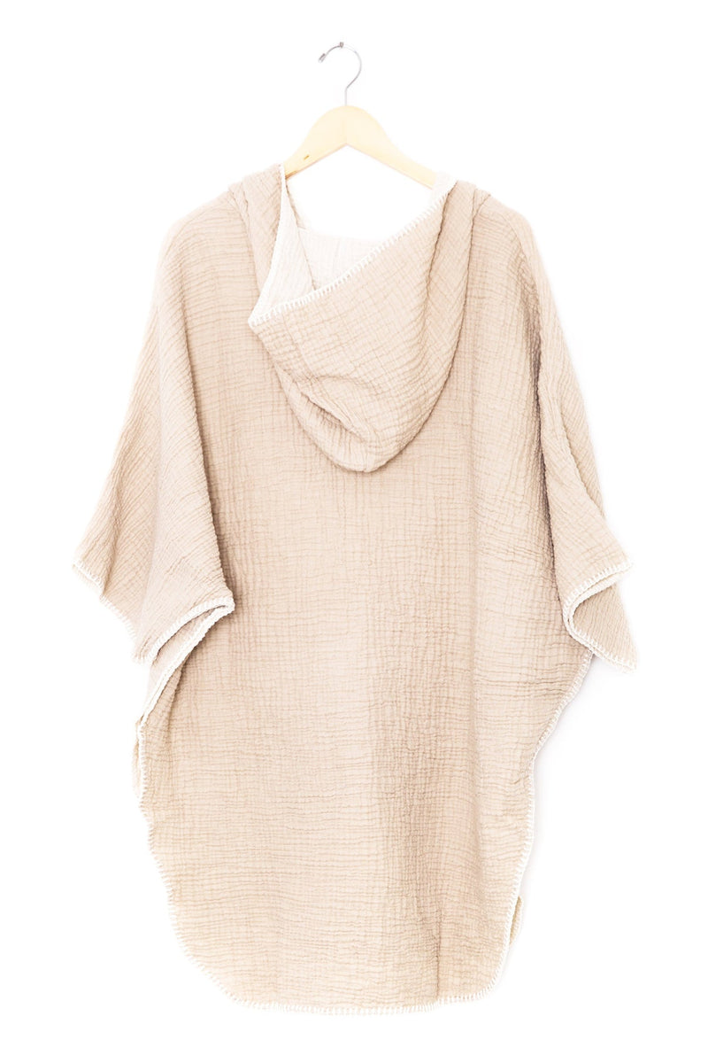 The Cocoon- Women's Muslin Cotton Surf Poncho
