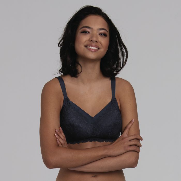 Black Plain Ladies Mastectomy Cotton Brassiere at Rs 170/piece in