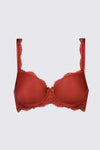 Serie Amazing Half Cup Spacer Bra- Red Pepper