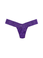 Daily Lace Low Rise Thong- Solid Colours